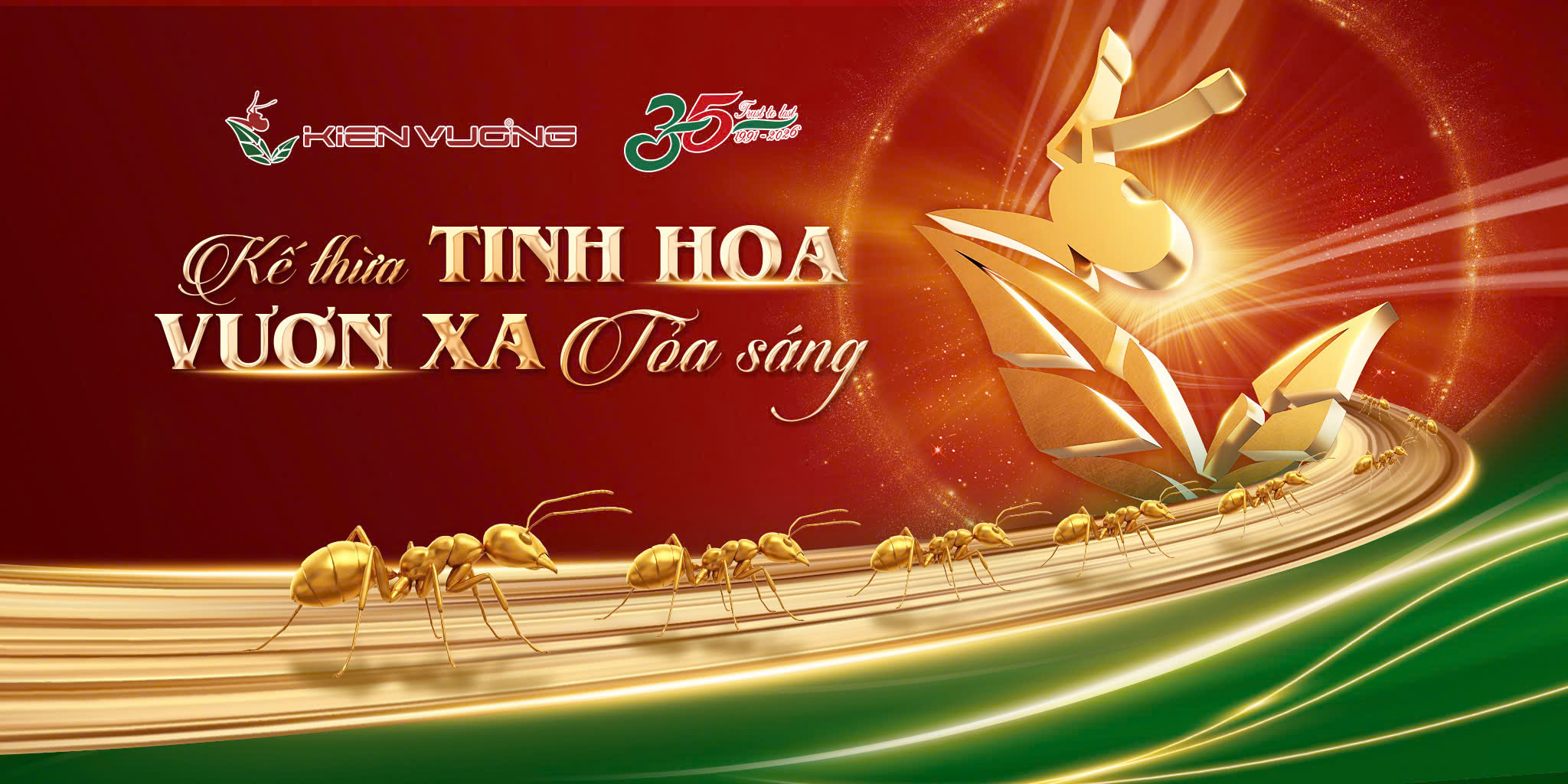Kỷ niệm 35 năm ngày thành lập công ty TNHH Kiến Vương: Kế thừa tinh hoa – Vươn xa tỏa sáng ( 26/04/1991 – 26/04/2026 )